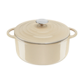 Tefal LOV Induction Cast Iron Beige Stewpot 25cm/5L + Lid
