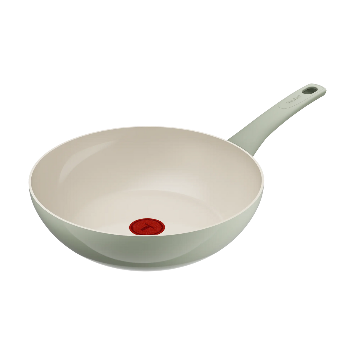 Tefal (Re)cycle Induction Ceramic Green Lichen Non-Stick Wok 28cm