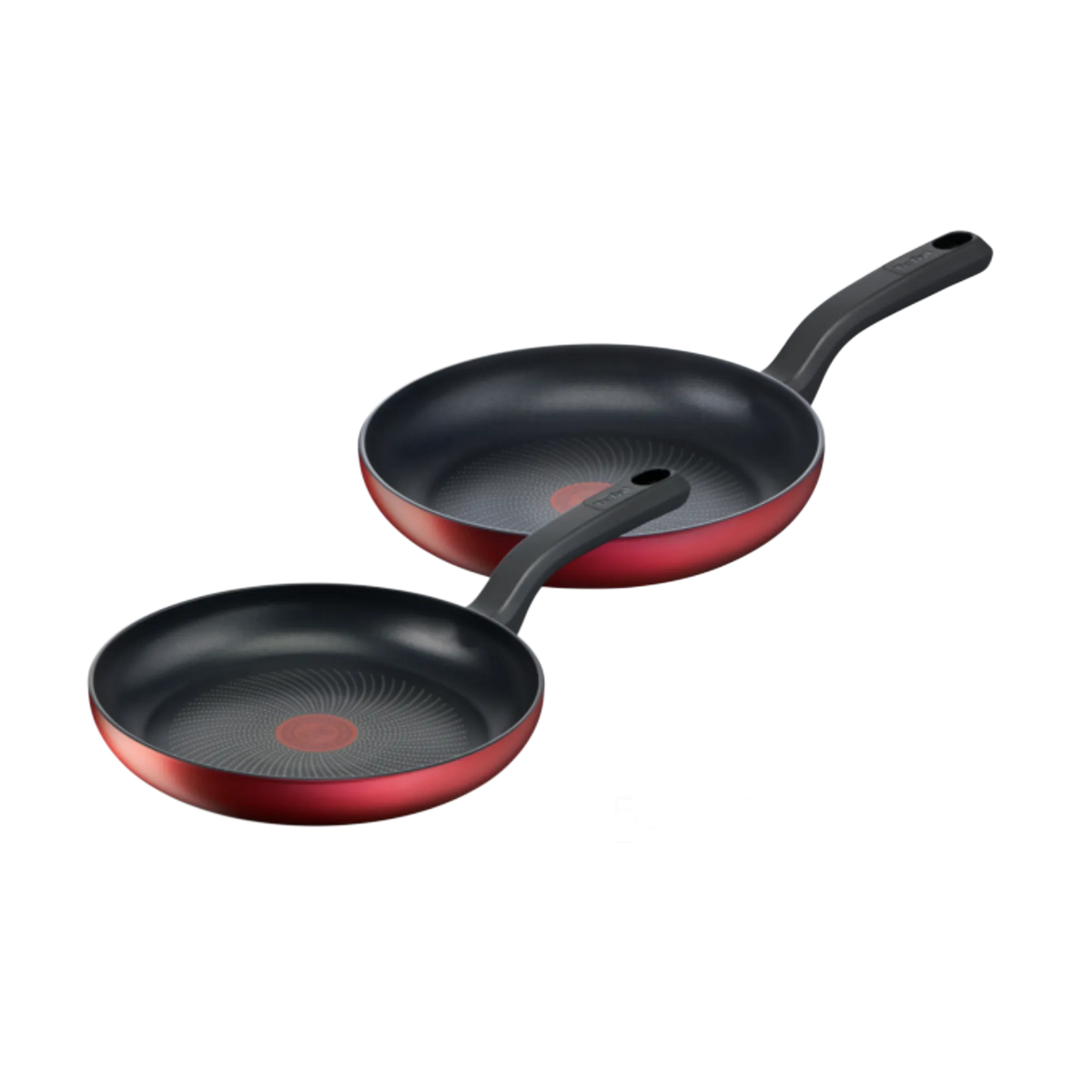 Tefal Red Delight Induction Twin Pack Frypans 24/28cm