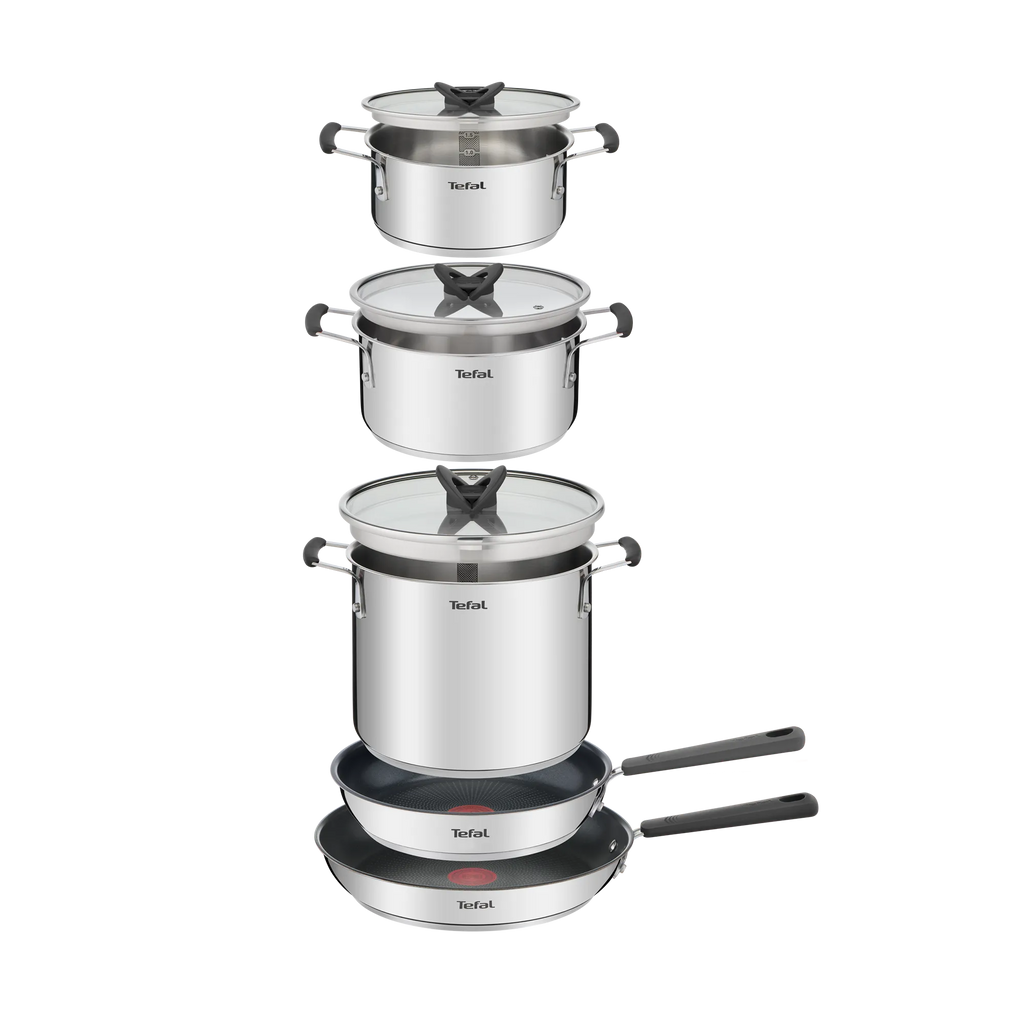 Tefal Opti'Space Induction Stainless Steel 13pc Set