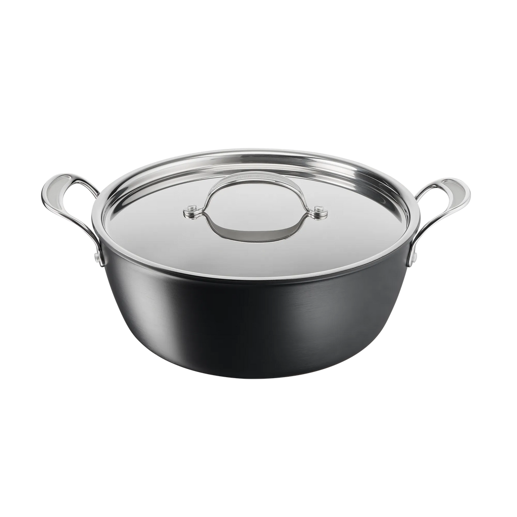 Jamie Oliver by Tefal Cooks Classic Induction Hard Anodised Big Batch Pan 30cm/7.2L + Lid