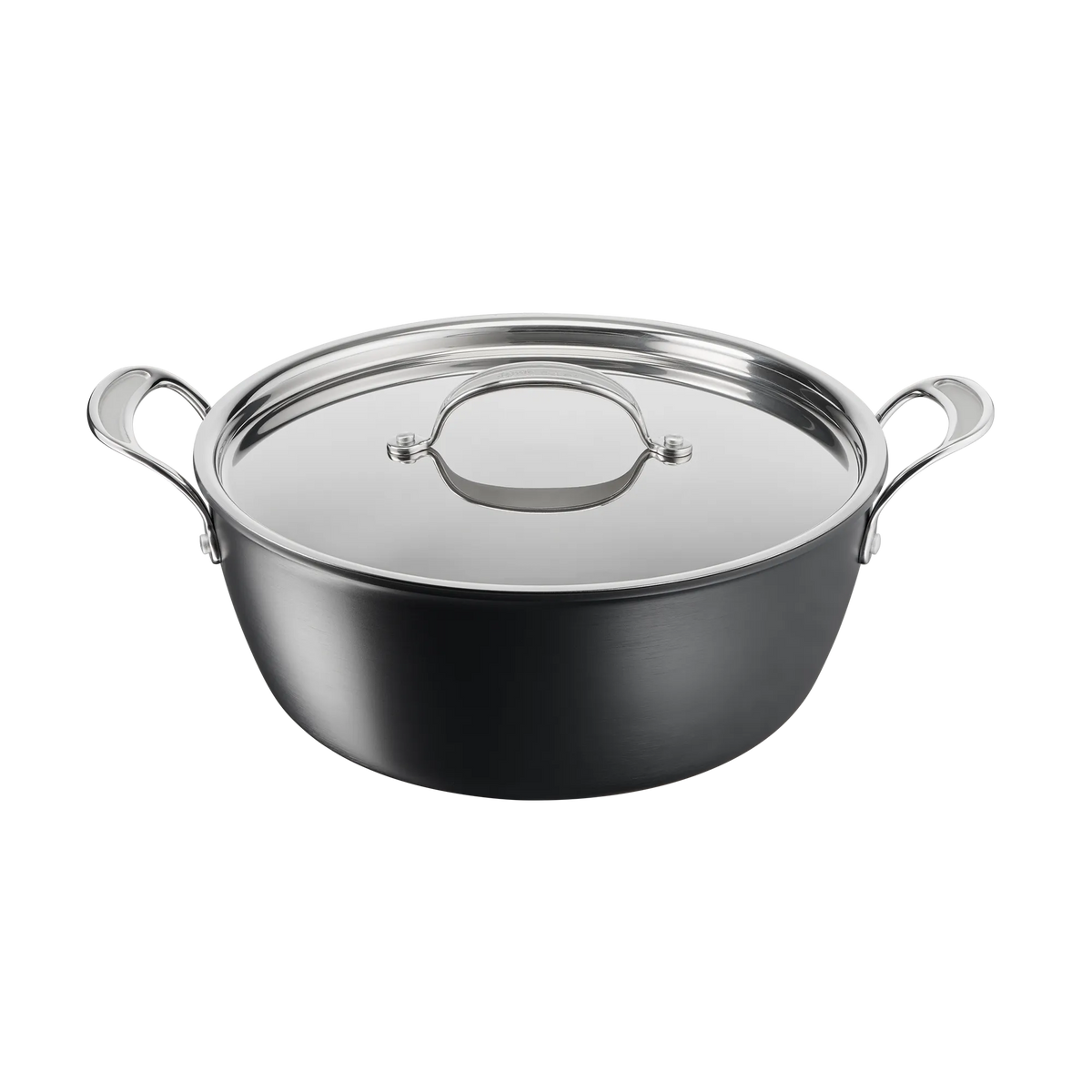 Jamie Oliver by Tefal Cooks Classic Induction Hard Anodised Big Batch Pan 30cm/7.2L + Lid