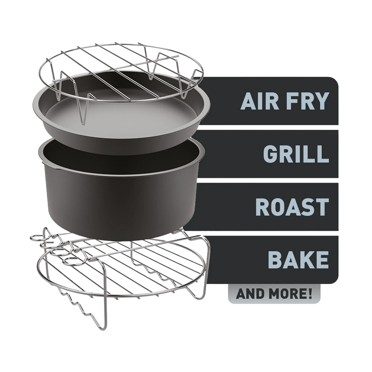 Tefal Air Fryer Accessory 17cm (Set of 4) -  XA1120