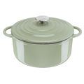 Tefal LOV Induction Cast Iron Green Lichen Stewpot 25cm/5L + Lid