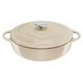 Tefal LOV Induction Cast Iron Beige Shallowpot 28cm/3.8L + Lid