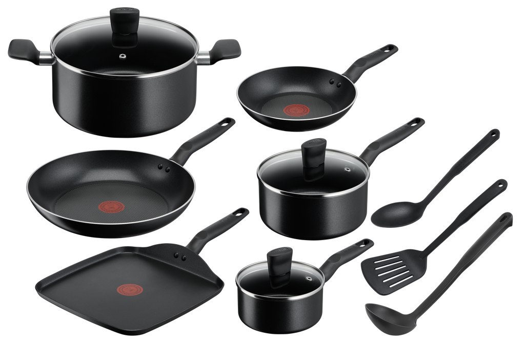 Tefal Essential Non-Stick 6pc Set + Utensils