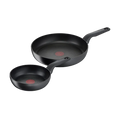 Tefal Hard Titanium Pro Induction Non-Stick Twin Pack Frypans 24/28cm