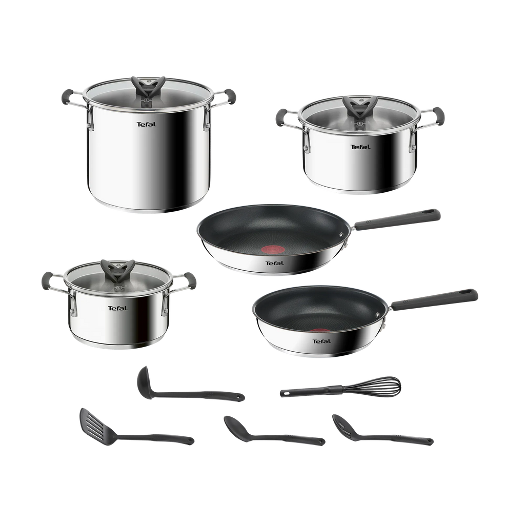 Tefal Opti'Space Induction Stainless Steel 13pc Set