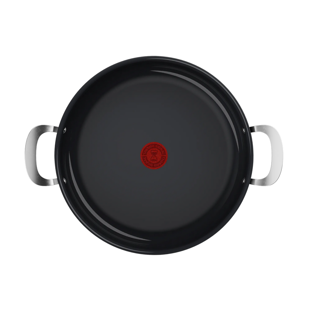 Jamie Oliver by Tefal Enjoy Ceramic Induction Hard Anodised Shallow Pan 30cm + Lid