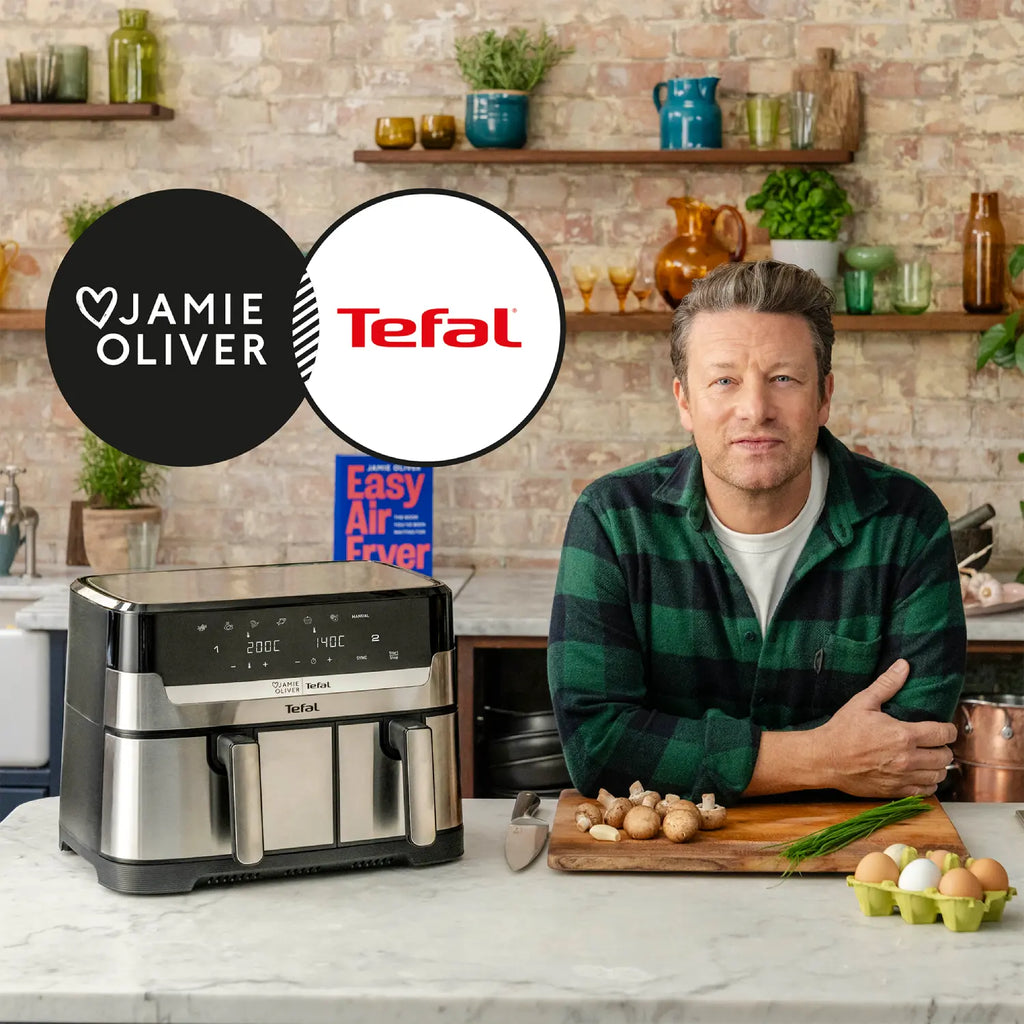 Jamie Oliver by Tefal Dual Air Fryer 8.3L EY905J