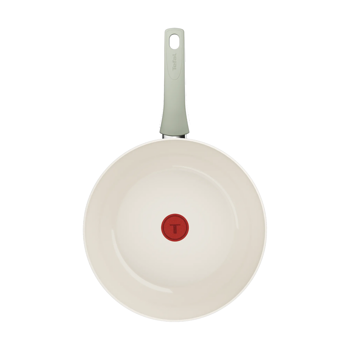 Tefal (Re)cycle Induction Ceramic Green Lichen Non-Stick Wok 28cm