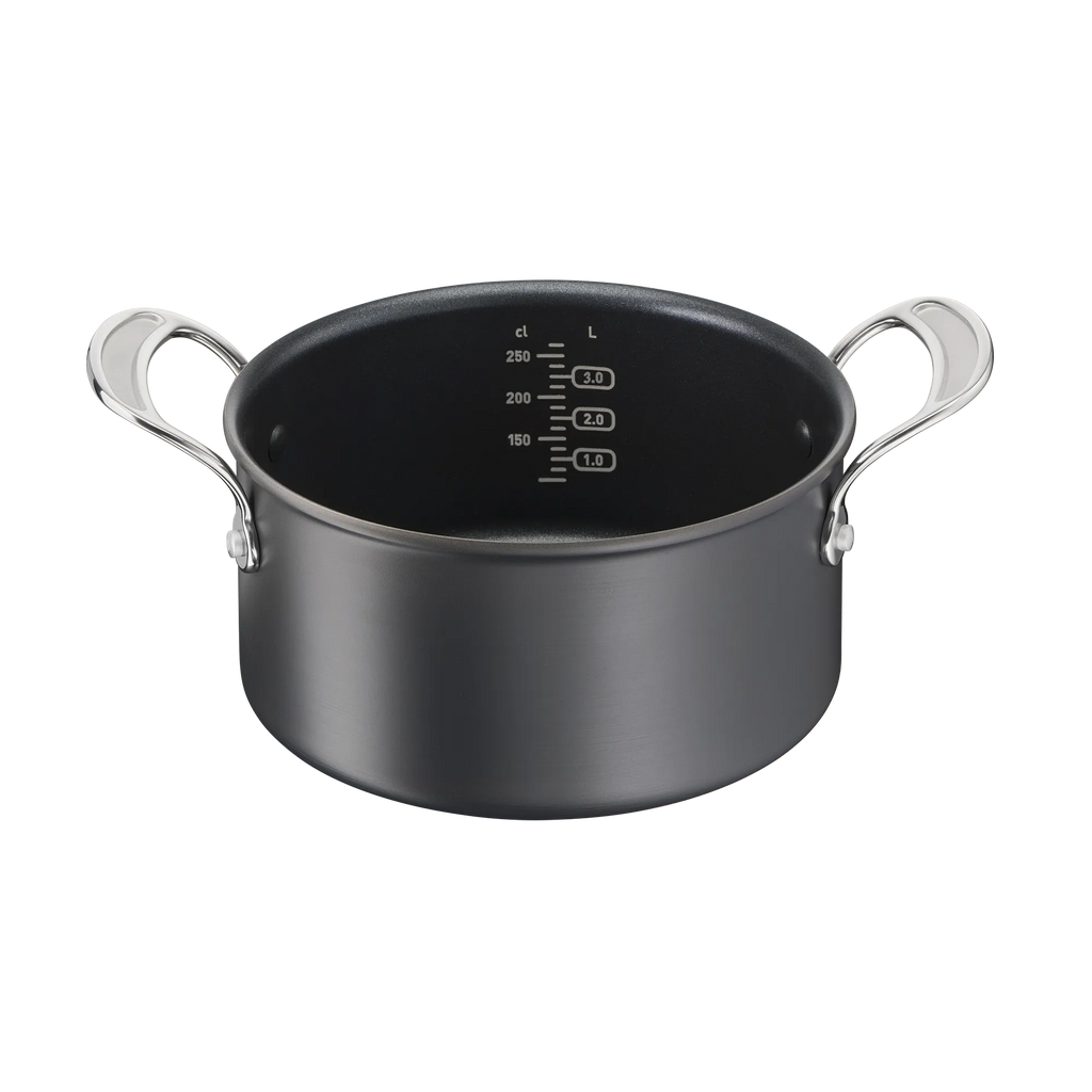 Jamie Oliver by Tefal Cooks Classic Non-Stick Induction Hard Anodised 5pc Cookware Set