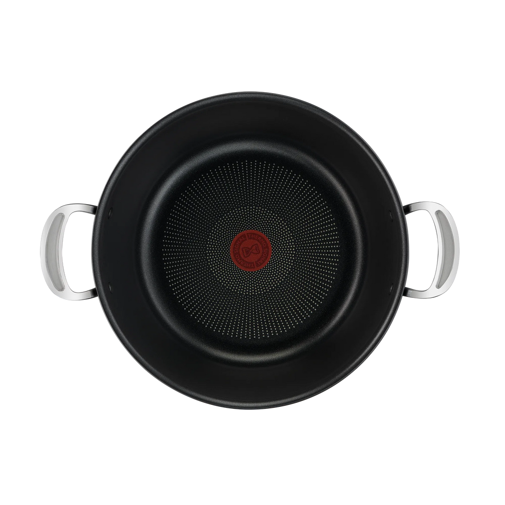 Jamie Oliver by Tefal Cooks Classic Induction Hard Anodised Big Batch Pan 30cm/7.2L + Lid