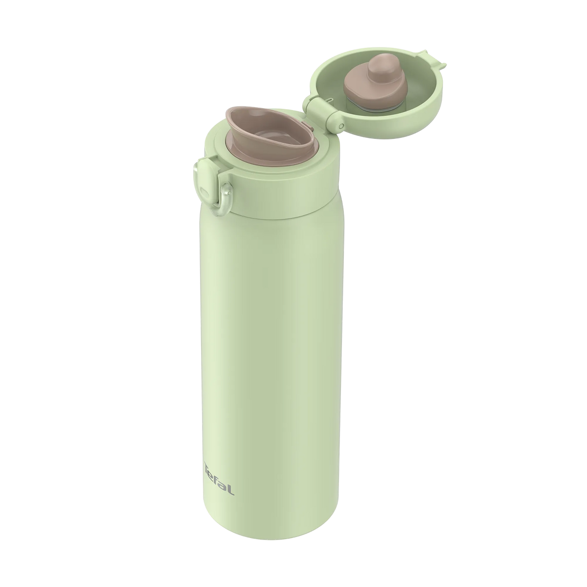 Tefal Easy to Go Stainless Steel Drink Bottle 500ml in Mint Green