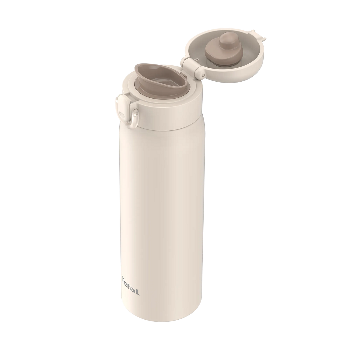 Tefal Easy to Go Stainless Steel Drink Bottle 500ml in White