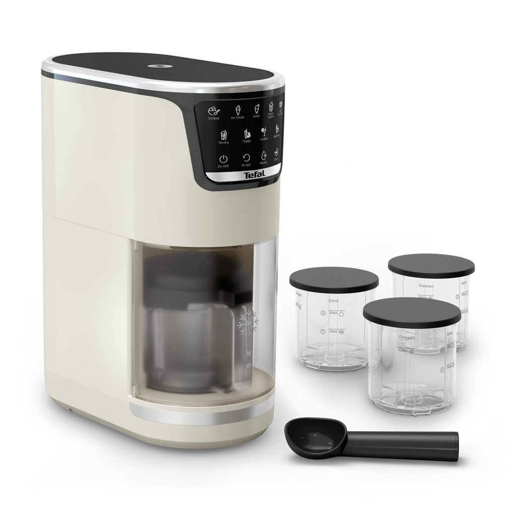 Tefal Dolci Rise Ice Cream Maker with Bonus Nesquik Tins