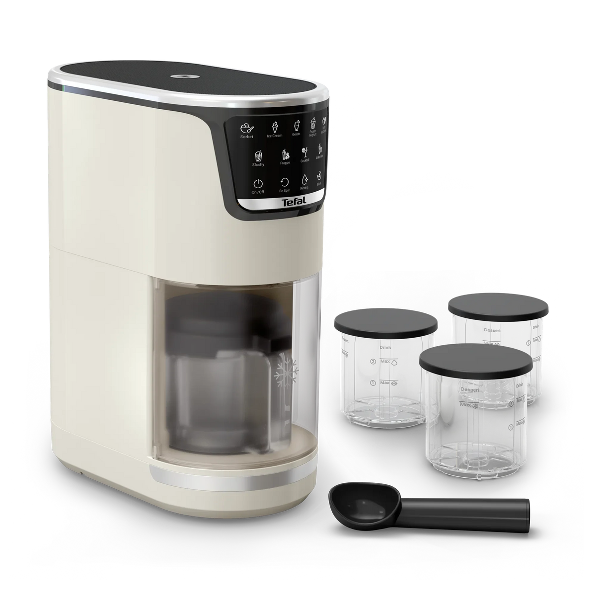 Tefal Dolci Rise Ice Cream Maker with Bonus Nesquik Tins