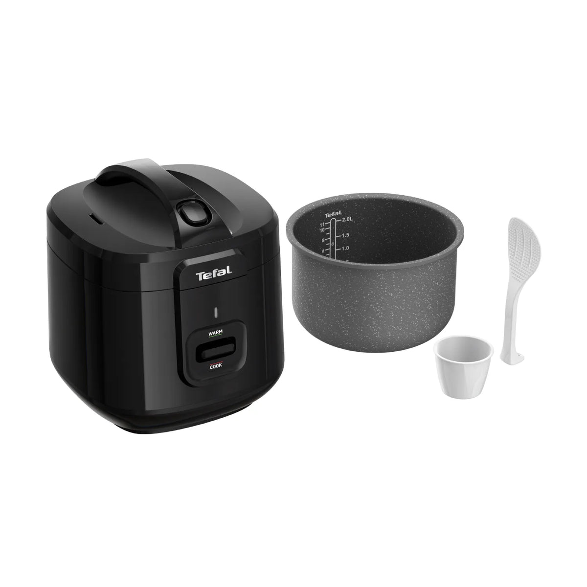Tefal Everforce Rice Cooker 11 Cup Black RK3628