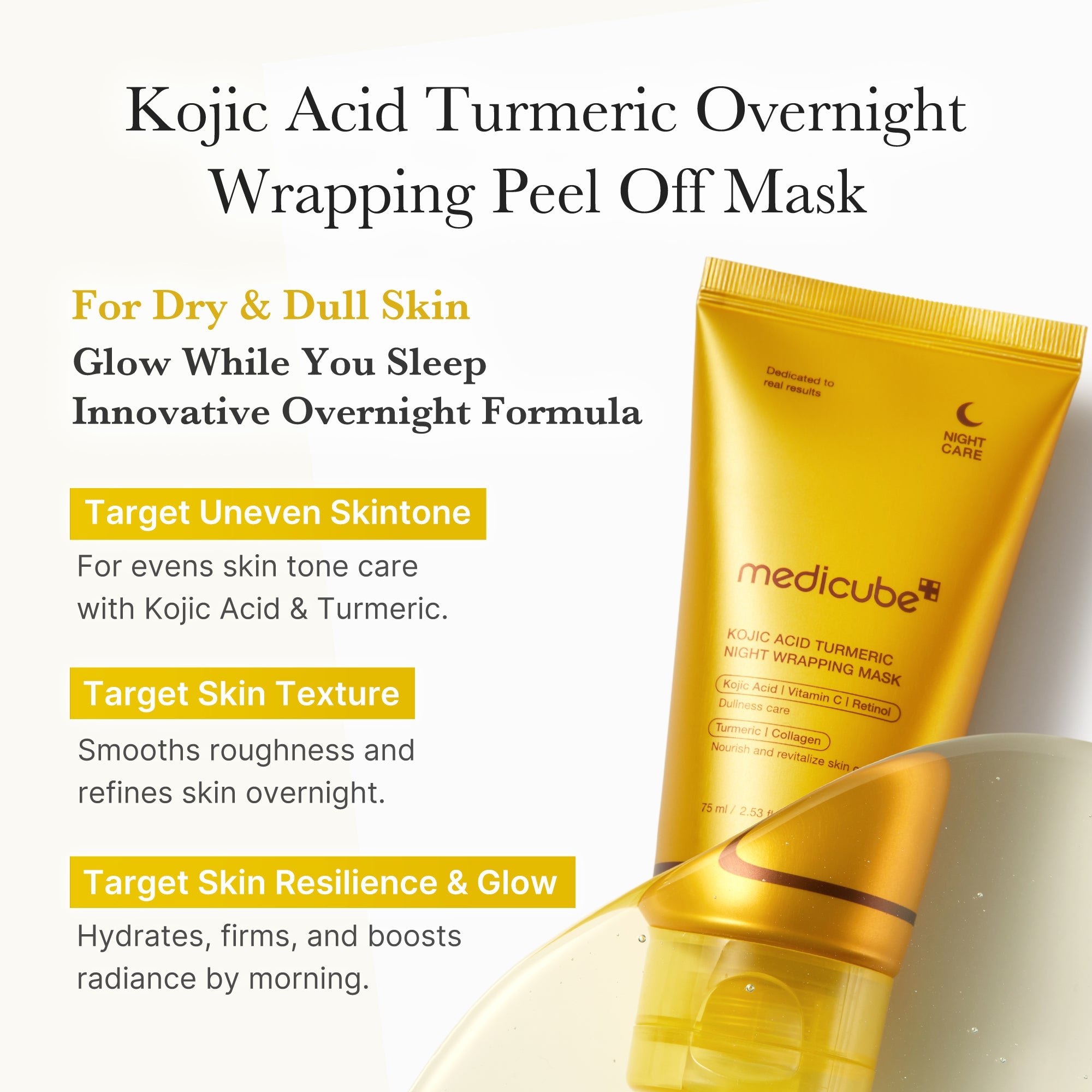 [GIFT] Kojic Acid Turmeric Overnight Wrapping Mask
