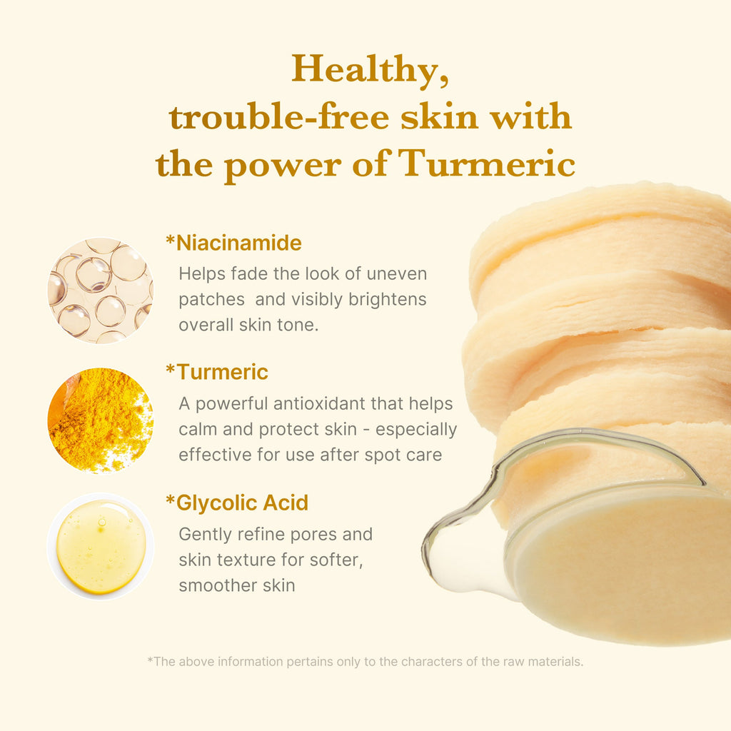 [GIFT] Kojic Acid Tumeric Toner Pad