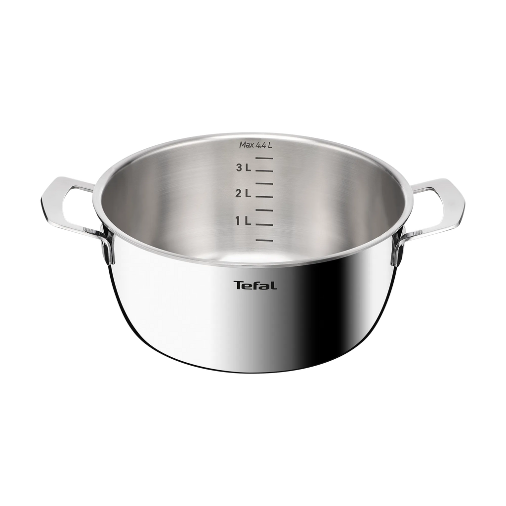 Tefal Emotion+ Gourmet Induction Stainless Steel Uncoated Dutch Oven 24cm