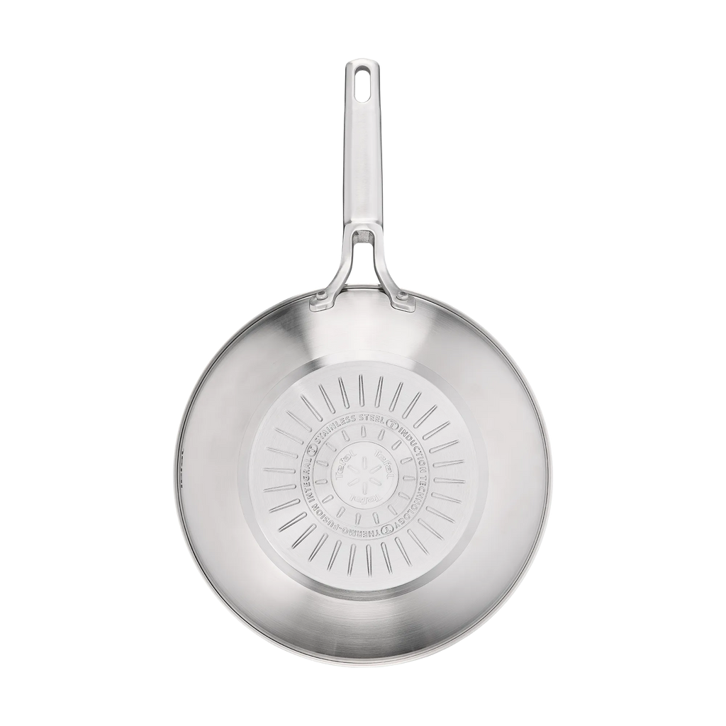 Tefal Extreme Induction Stainless Steel Uncoated Wok 28cm