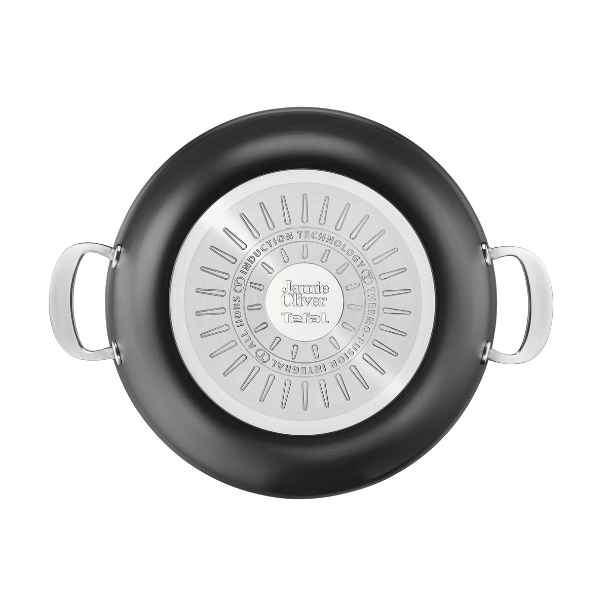 Jamie Oliver by Tefal Cooks Classic Induction Hard Anodised Big Batch Pan 30cm/7.2L + Lid