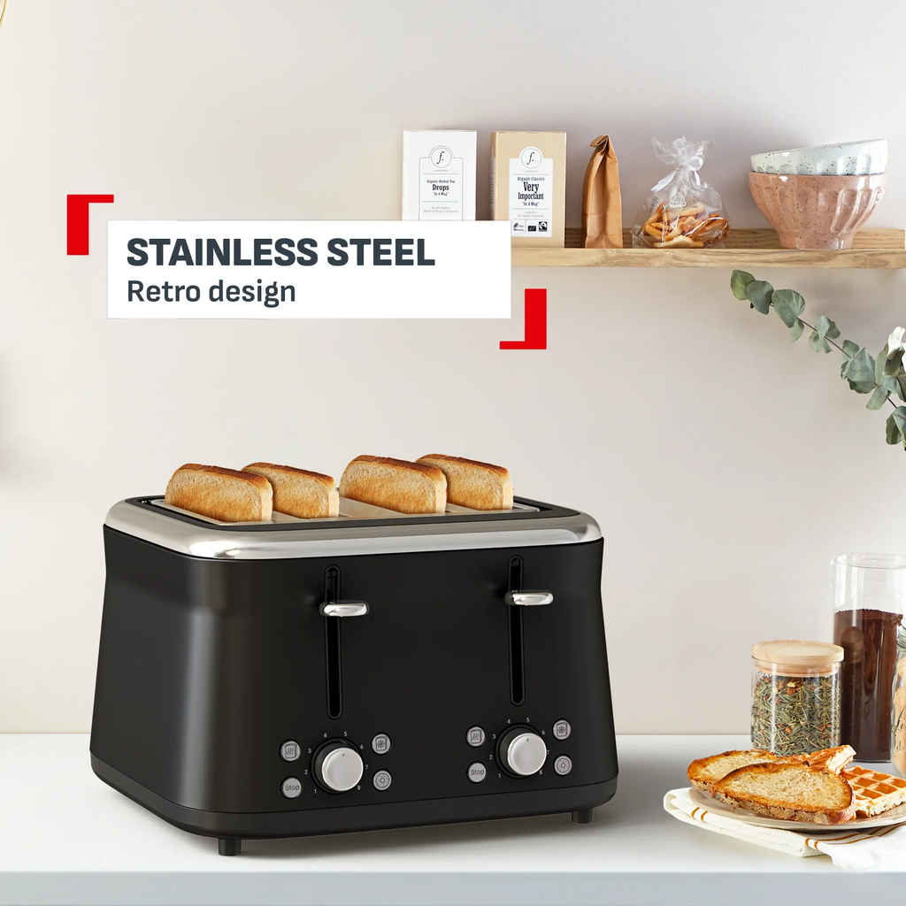 Tefal Collection Toaster 4-slice Black TF7208