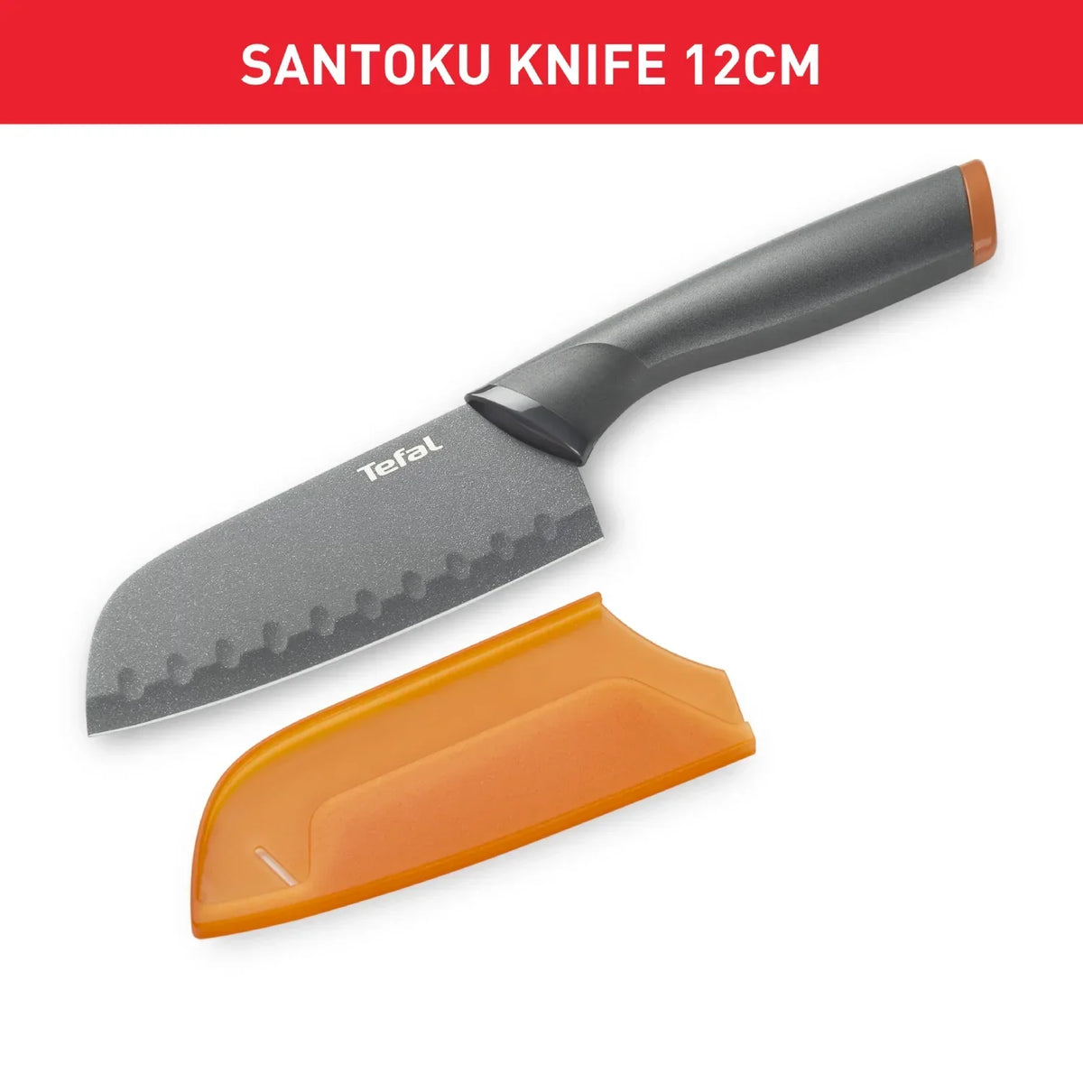 Tefal Fresh Kitchen Non-Stick Stainless Steel Set of 2 Kitchen Knives K122S224