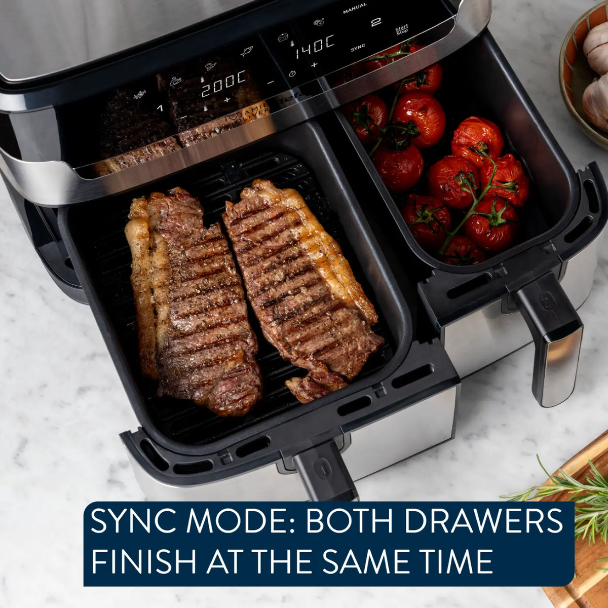Jamie Oliver by Tefal Dual Air Fryer 8.3L EY905J