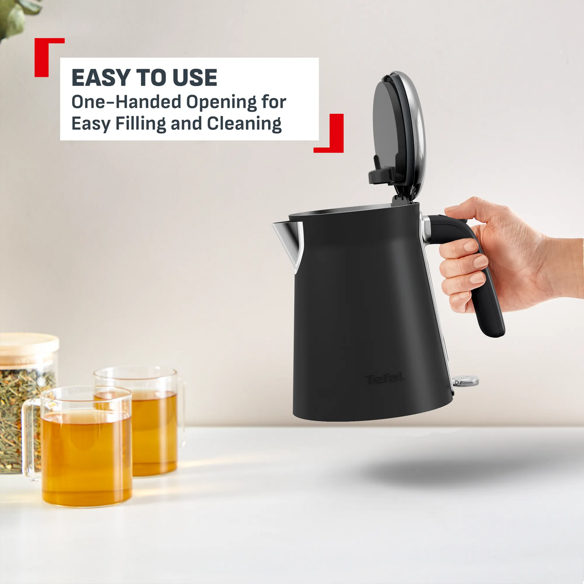 Tefal Collection Kettle Black KI6668