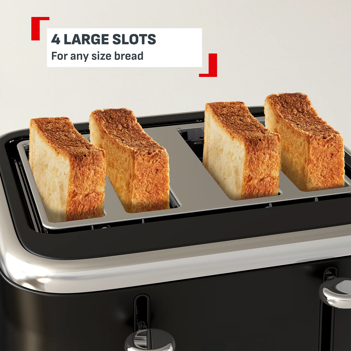 Tefal Collection Toaster 4-slice Black TF7208