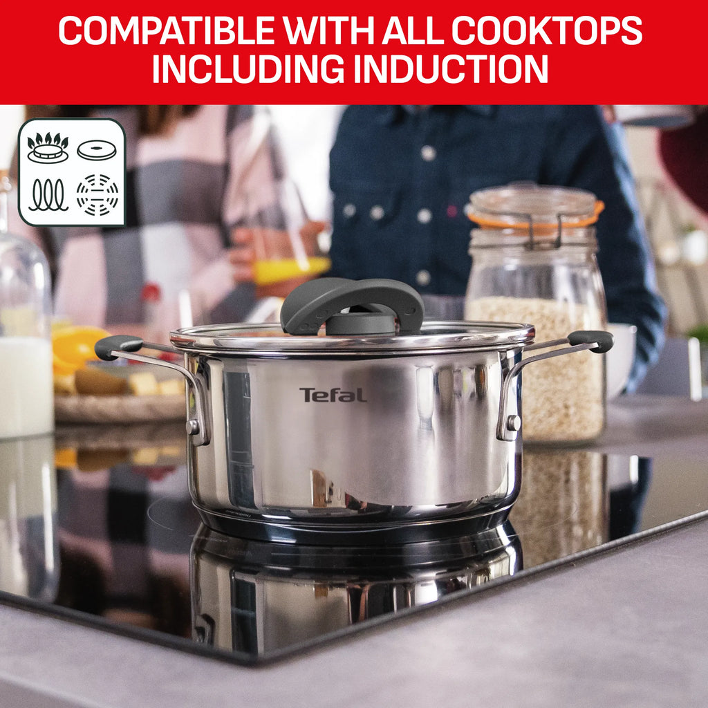 Tefal Opti'Space Induction Stainless Steel 13pc Set
