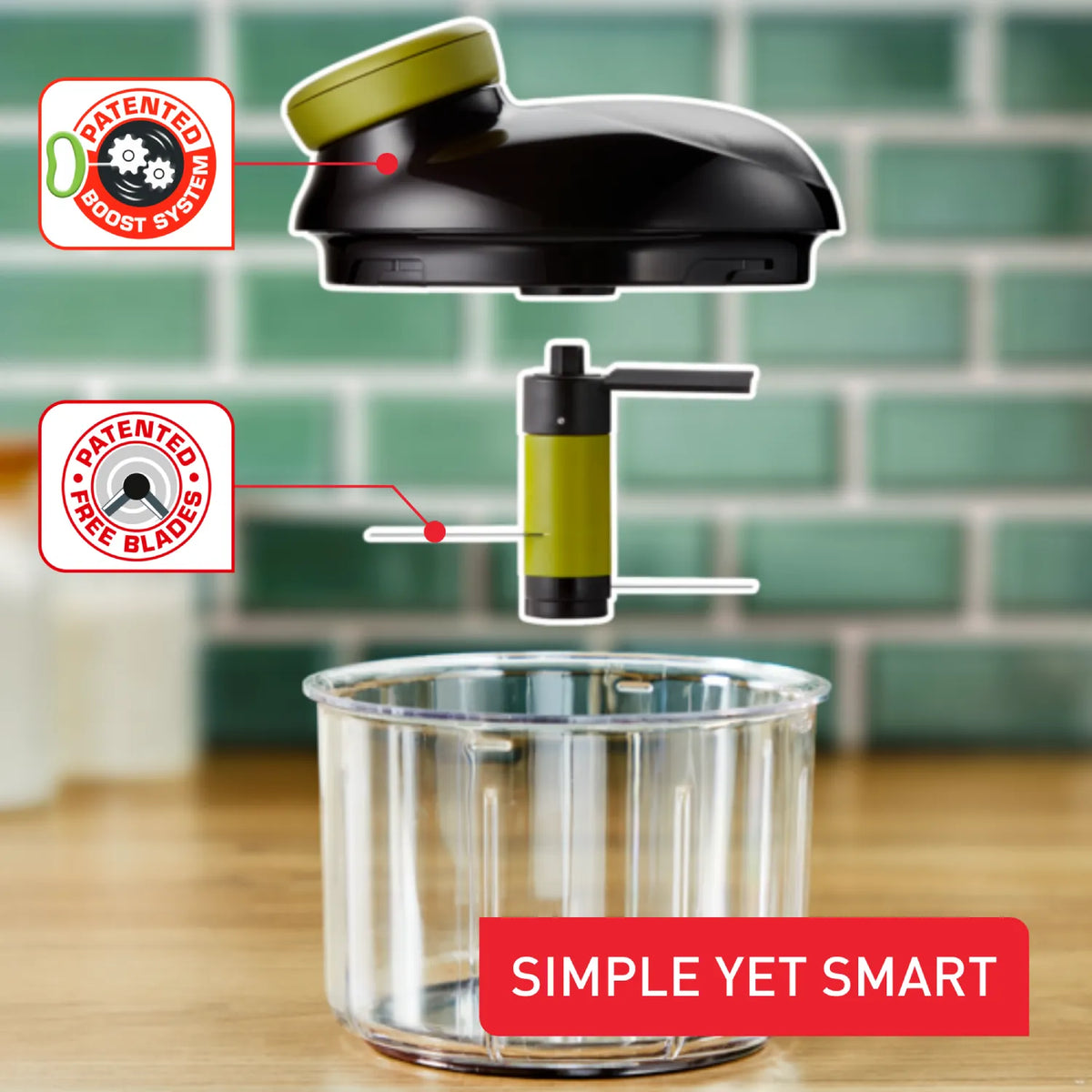 Tefal 5 Second Chopper 900ml Maxi Kit K1321044