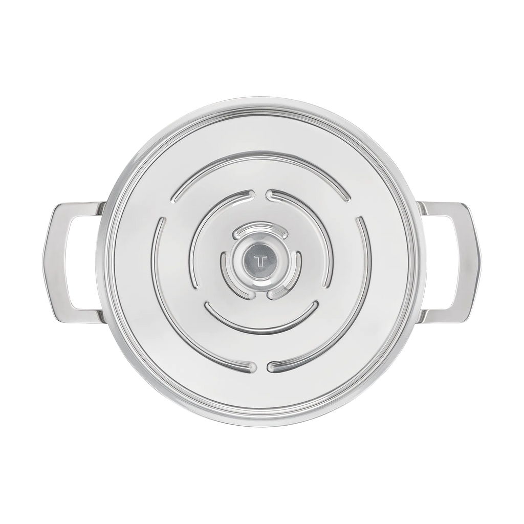 Tefal Emotion+ Gourmet Induction Stainless Steel Uncoated Dutch Oven 24cm