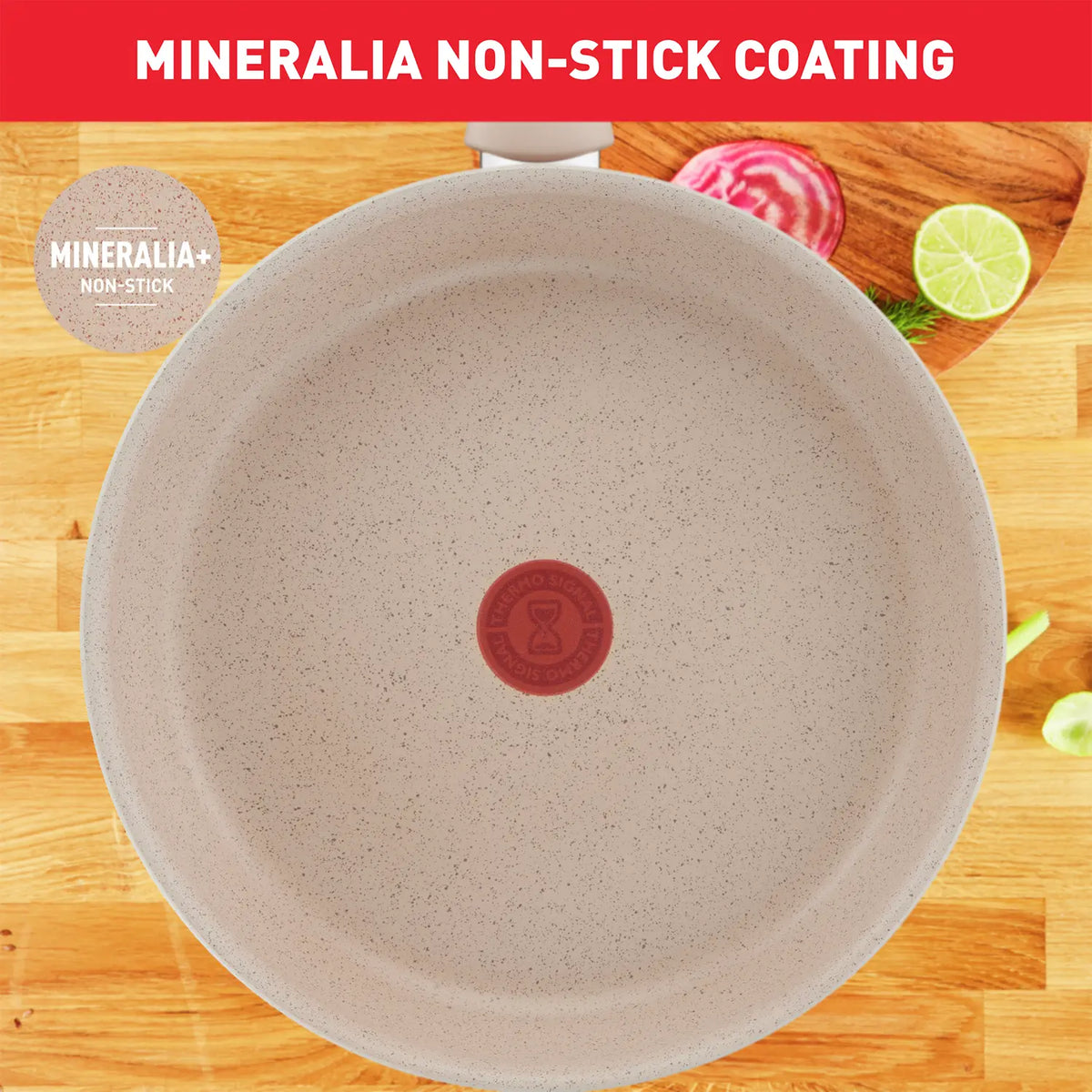 Tefal Delight Induction Mineralia Non-Stick Frypan 28cm