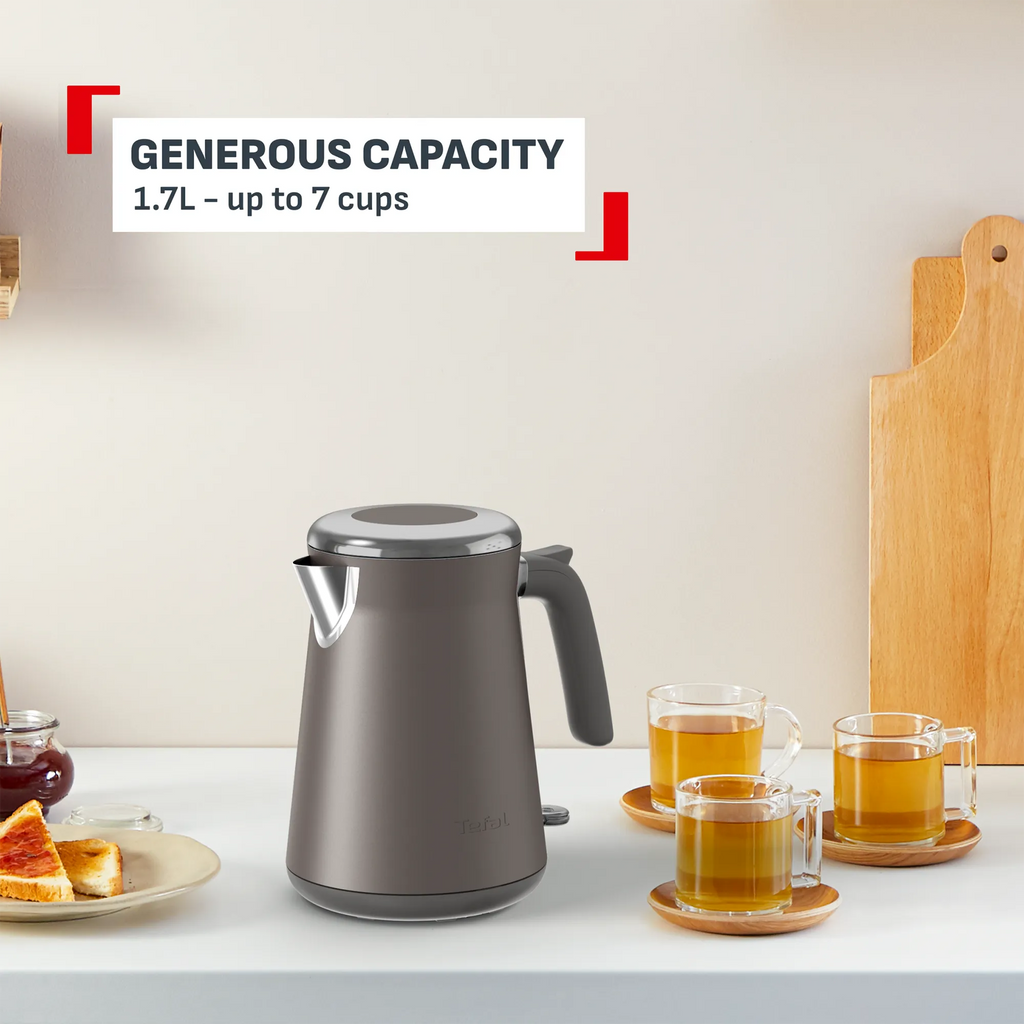 Tefal Collection Kettle Grey Pewter KI666E