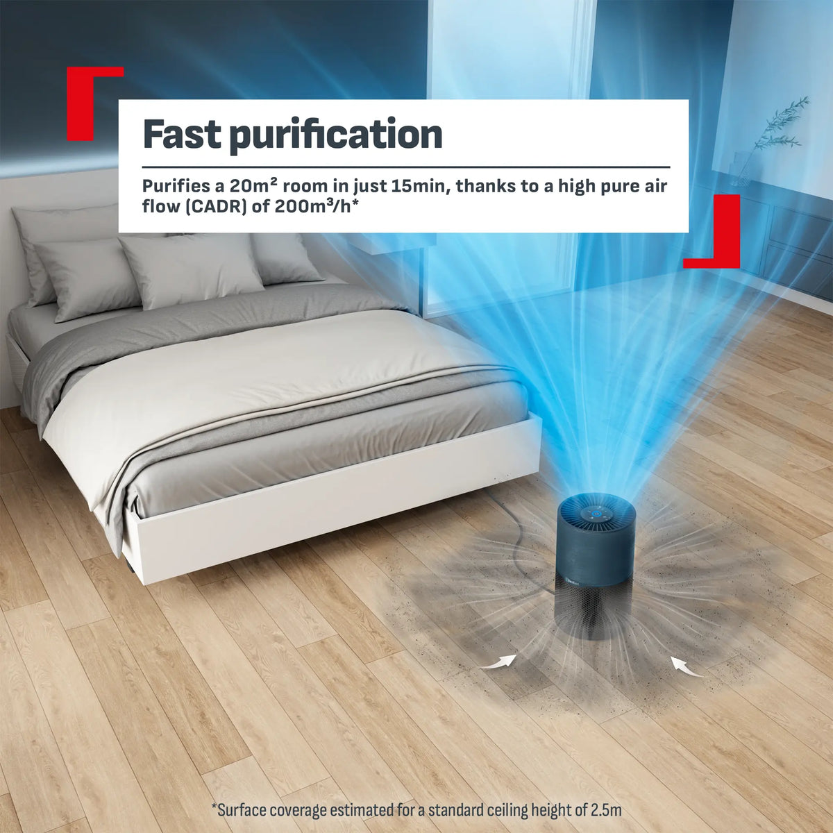 Tefal Pure Air Compact Air Purifier PT2221