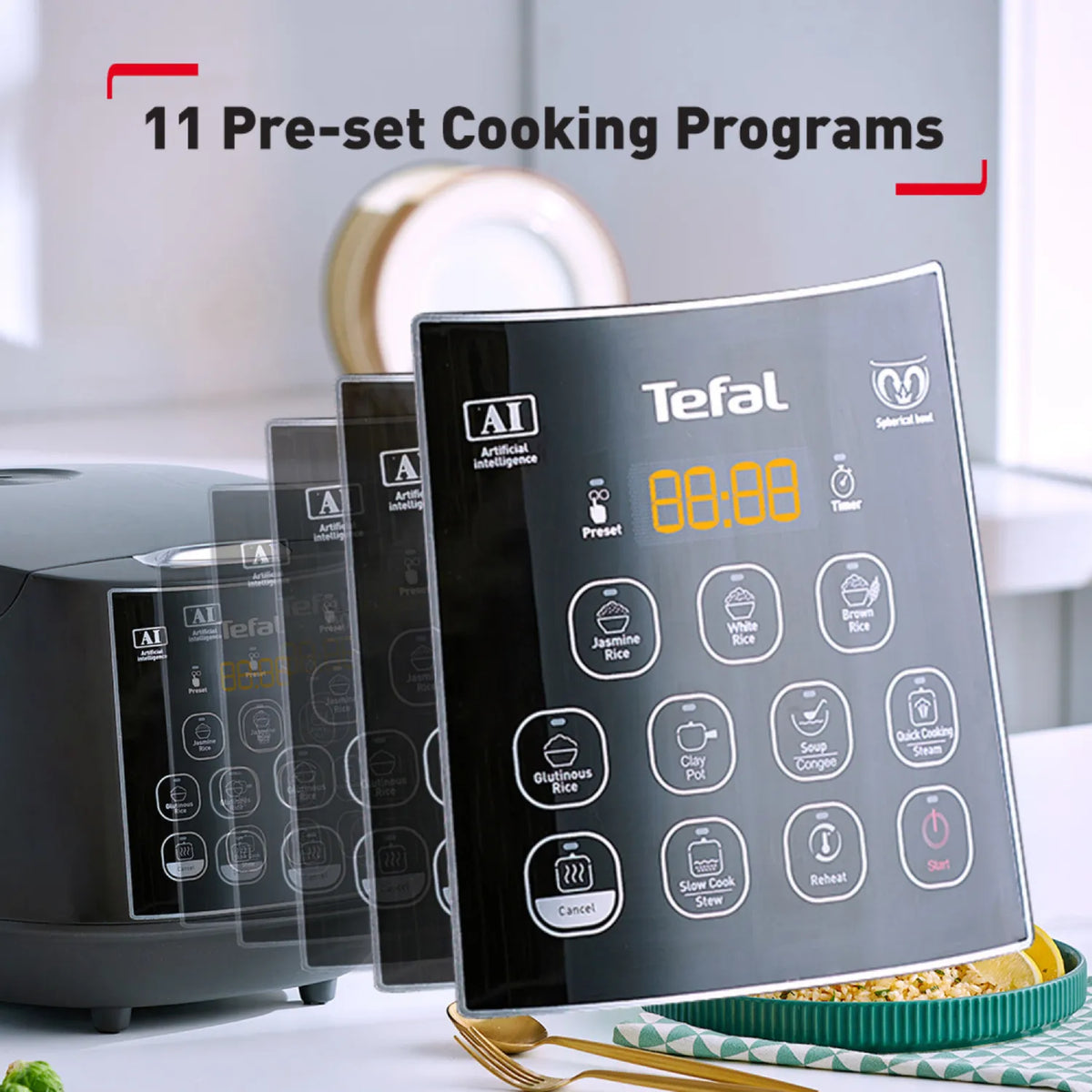 Tefal Easy Rice & Slow Cooker Plus RK736