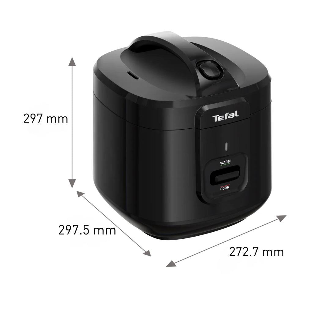 Tefal Everforce Rice Cooker 11 Cup Black RK3628