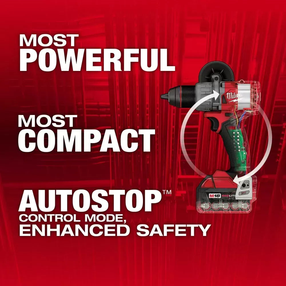 Milwaukee Pre-Sale Pre-Sale 2903-22 M18 FUEL 18V 1/2 Cordless Li-Ion Drill/Driver Kit
