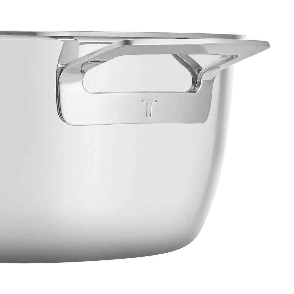 Tefal Emotion+ Gourmet Induction Stainless Steel Uncoated Dutch Oven 24cm