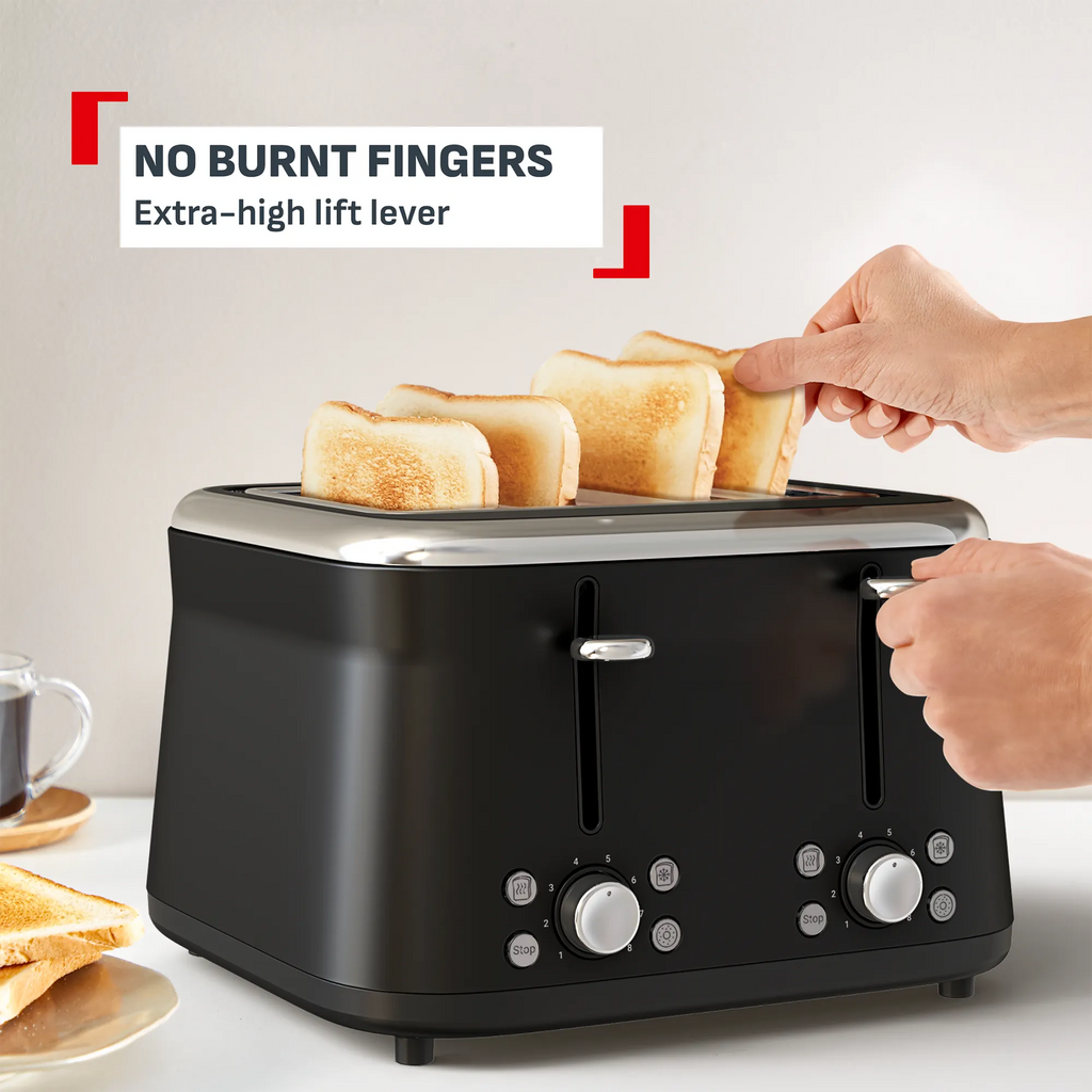Tefal Collection Toaster 4-slice Black TF7208