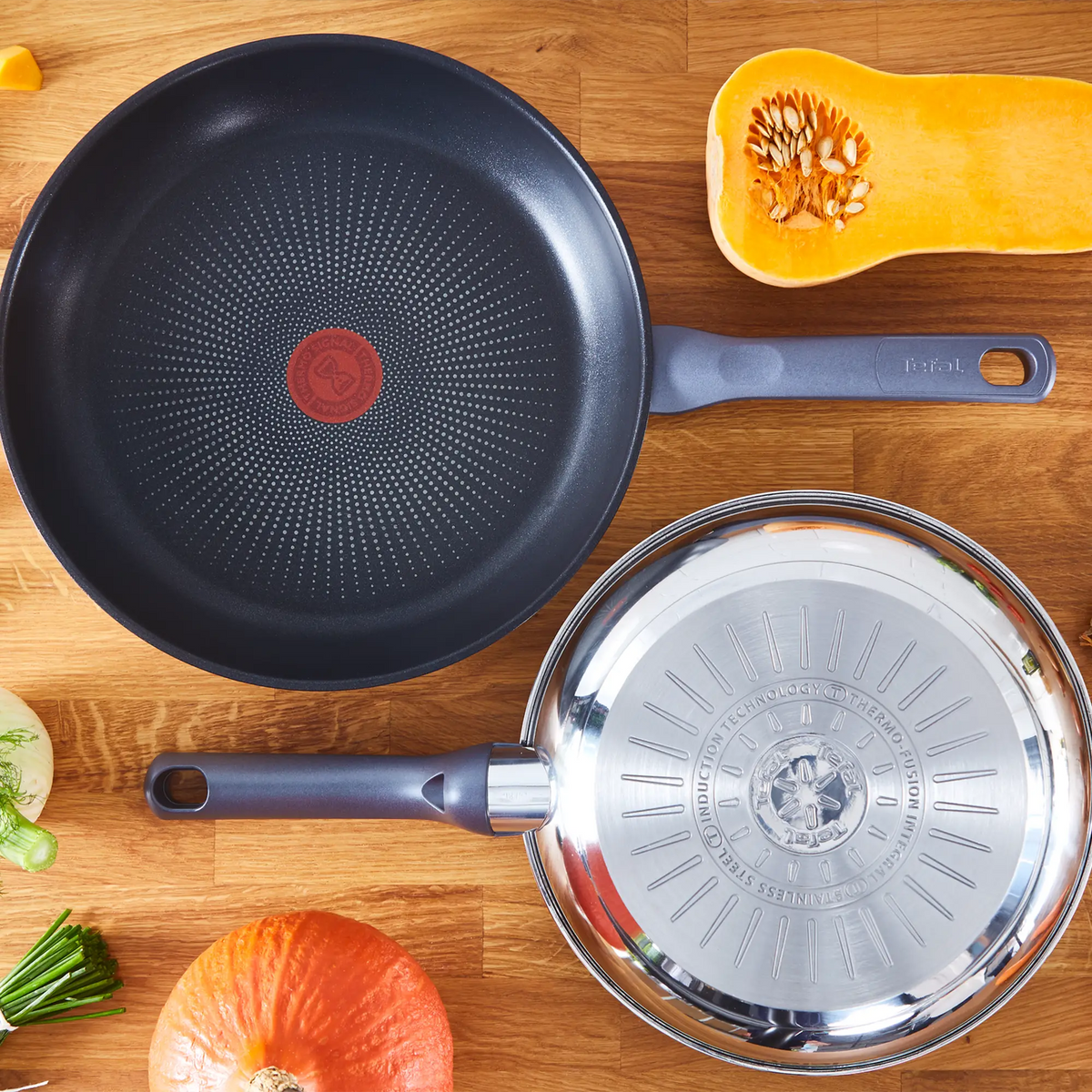 Tefal Daily Cook Induction Stainless Steel Non-stick Frypan 28cm