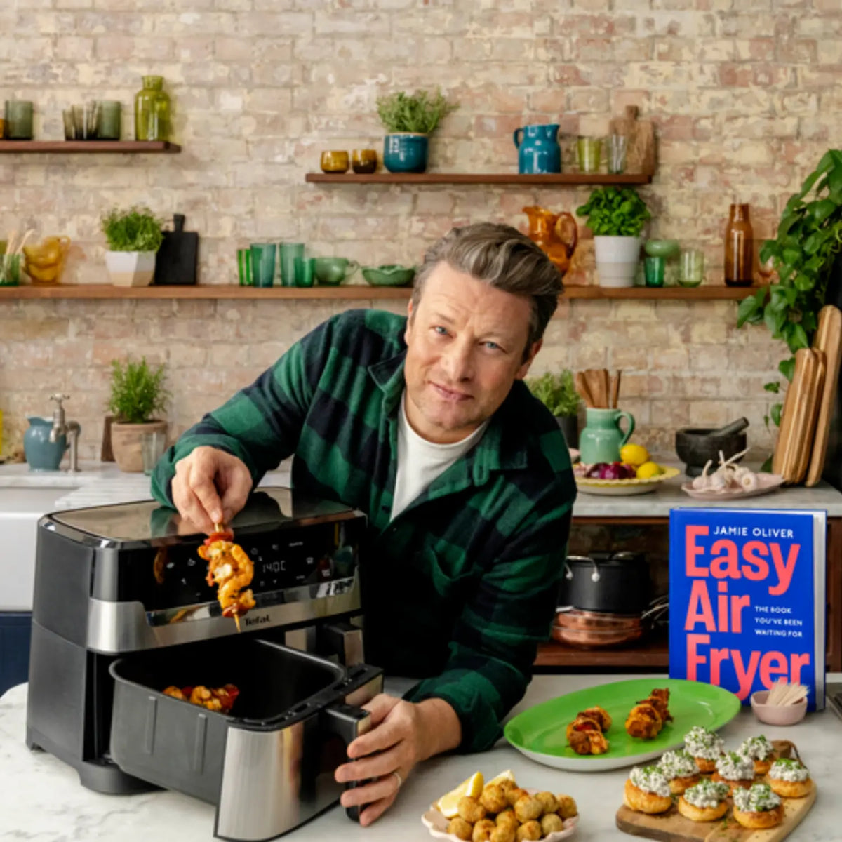 Jamie Oliver by Tefal Dual Air Fryer 8.3L EY905J