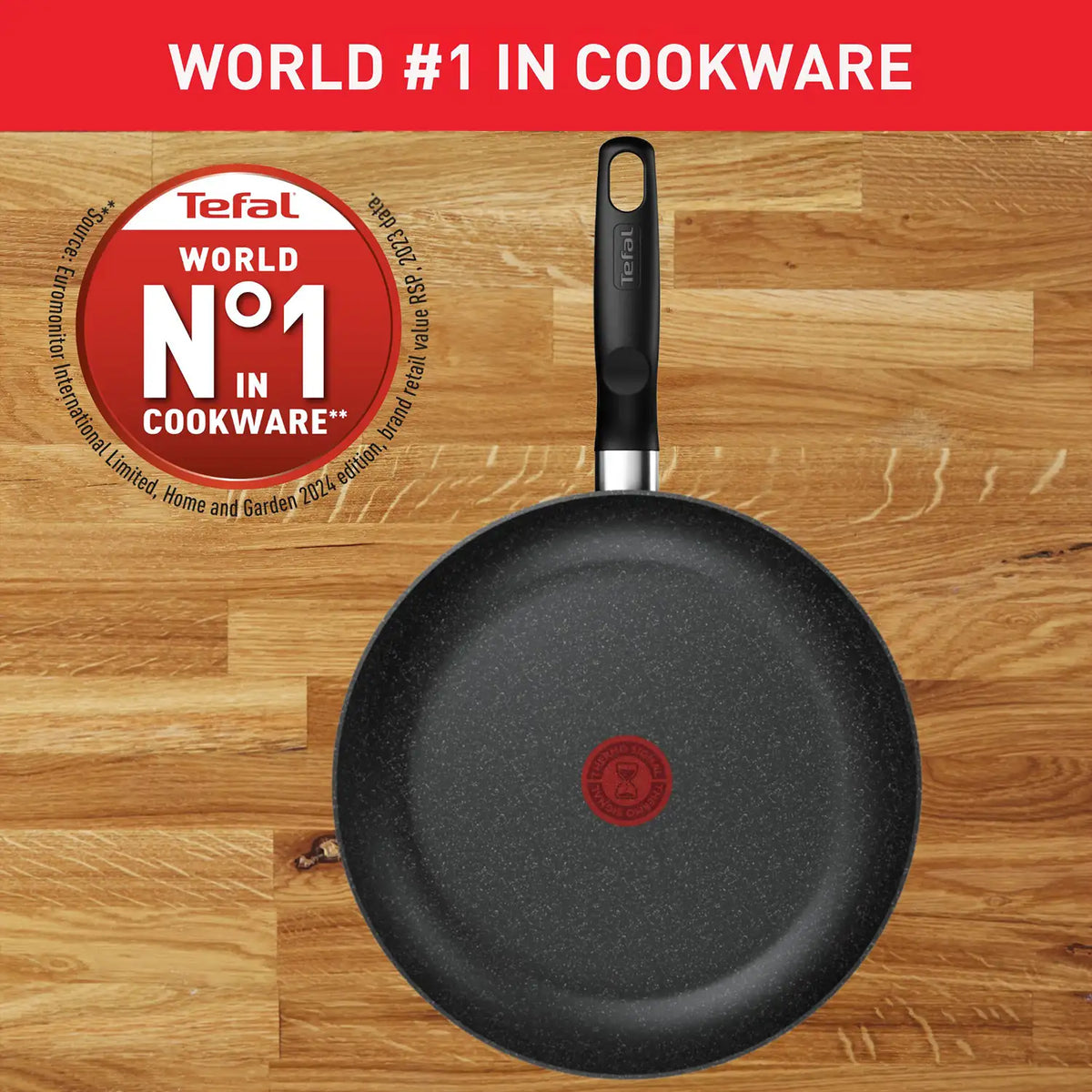 Tefal Dark Essential Mineralia+ Non Stick Frypan 24cm