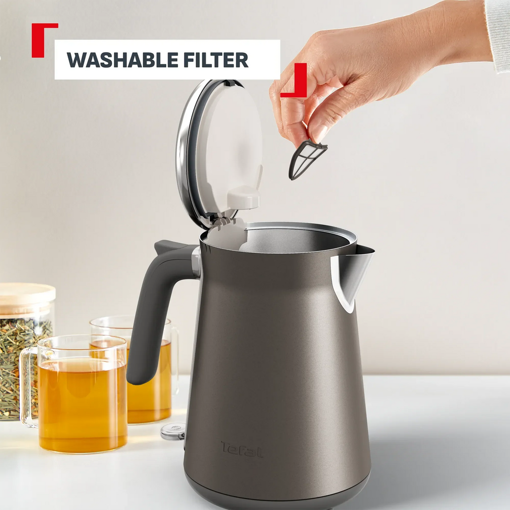 Tefal Collection Kettle Grey Pewter KI666E