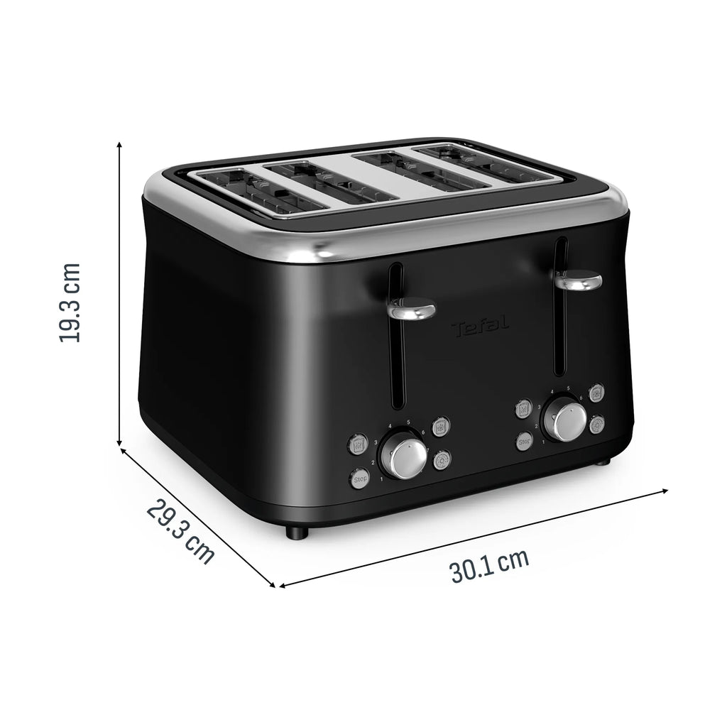 Tefal Collection Toaster 4-slice Black TF7208