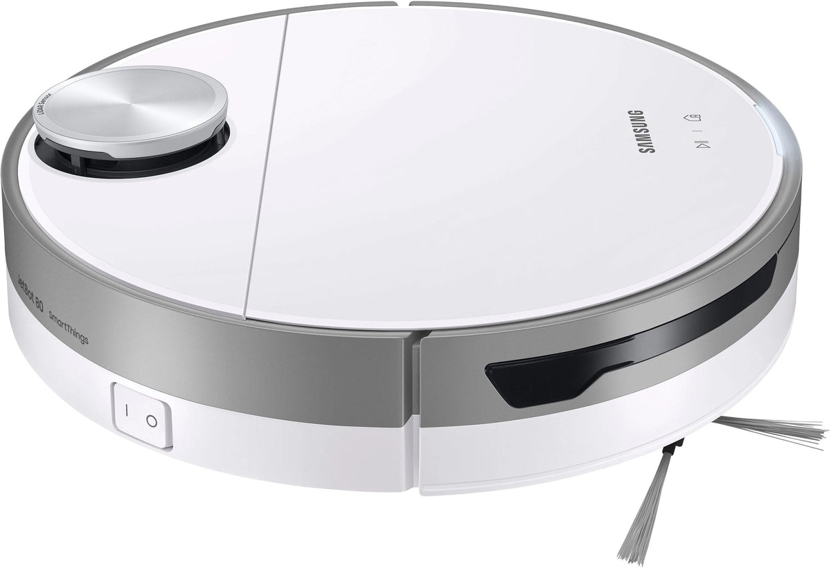 Samsung - Jet Bot Robot Vacuum with Intelligent Power Control - White