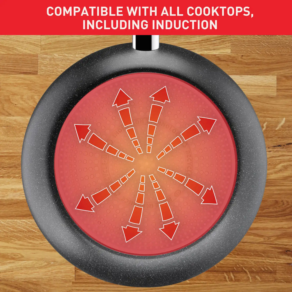 Tefal Dark Essential Mineralia+ Non Stick Frypan 24cm